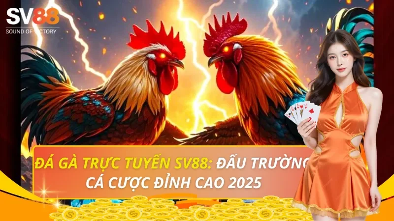 Đá gà trực tuyến SV88: Đấu trường cá cược đỉnh cao 2025